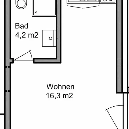 شقة Ruhige, Gemuetliche 1-zimmer-wohnung Nahe Ffm *