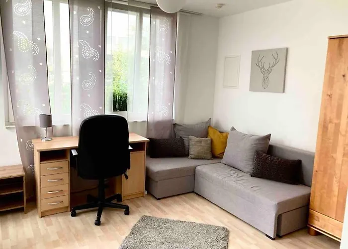 Ruhige, Gemuetliche 1-zimmer-wohnung Nahe Ffm 바트빌벨