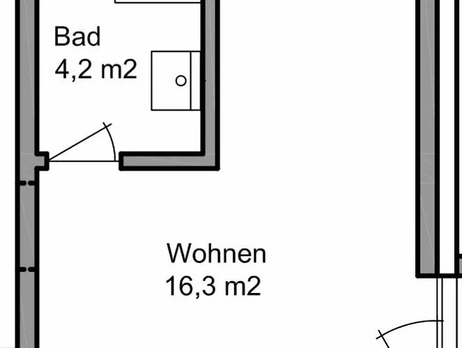 아파트 Ruhige, Gemuetliche 1-zimmer-wohnung Nahe Ffm *